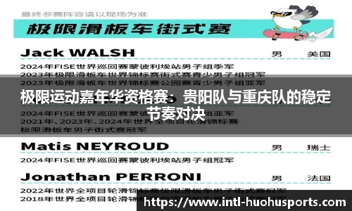 极限运动嘉年华资格赛：贵阳队与重庆队的稳定节奏对决